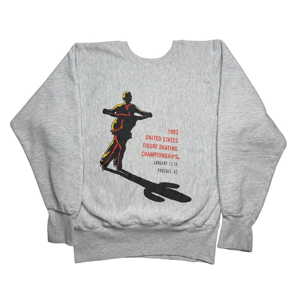 Vintage 90s 1993 USA Figure skating championships sweater SMALL